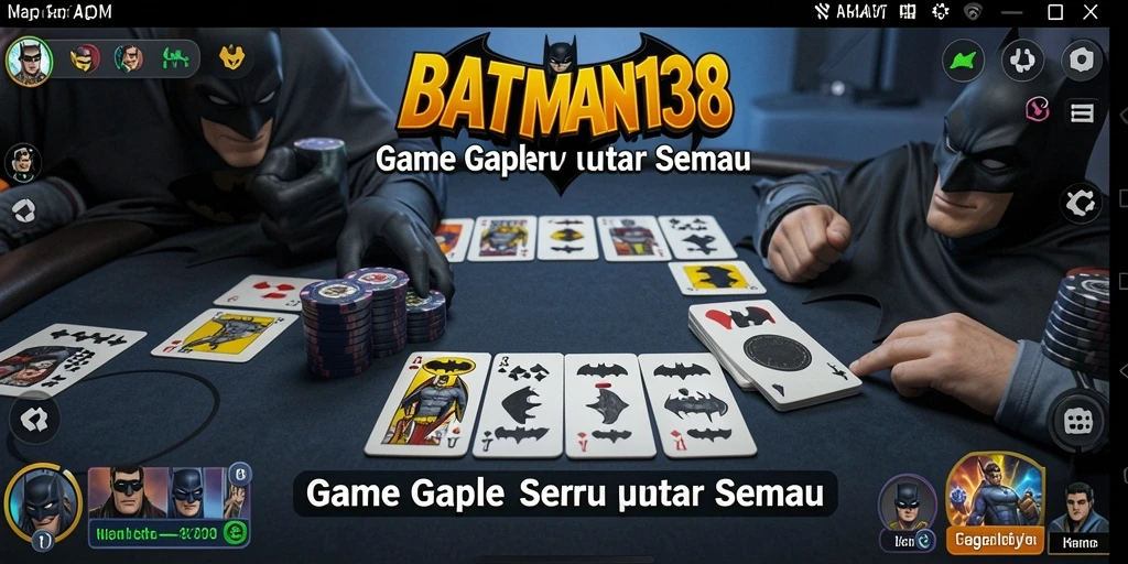 Tampilan gameplay seru dalam permainan Gaple.