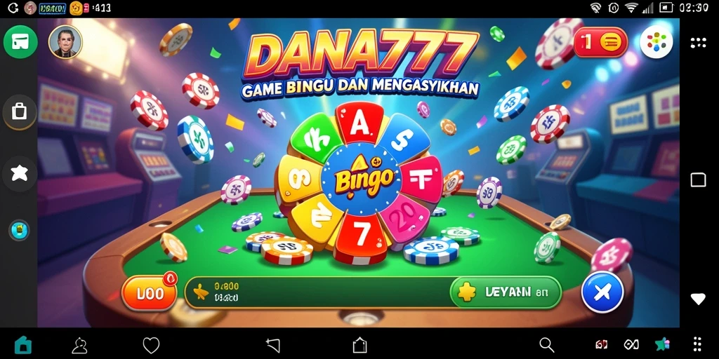 Tampilan gameplay seru dari DANA777 saat bermain Bingo.
