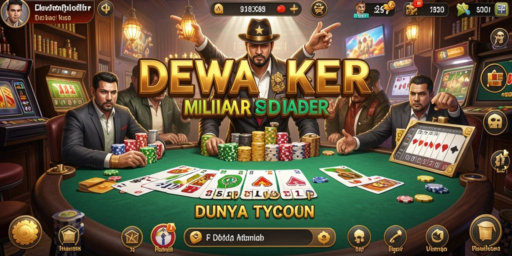 Tampilan gameplay DEWAPOKER yang seru dan mengasyikkan.