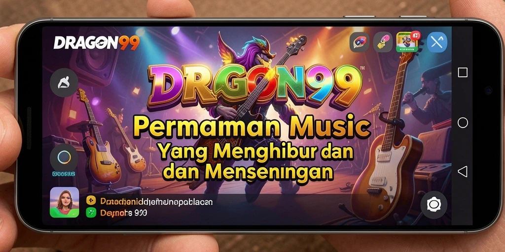 Screenshot menampilkan gameplay seru DRAGON99 dengan berbagai lagu yang tersedia.