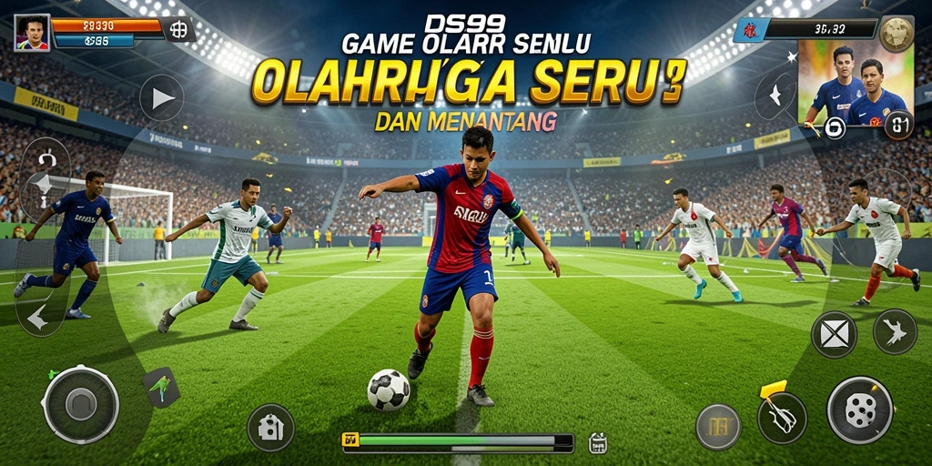 Tampilan gameplay DS99 yang seru dan menantang dalam olahraga.