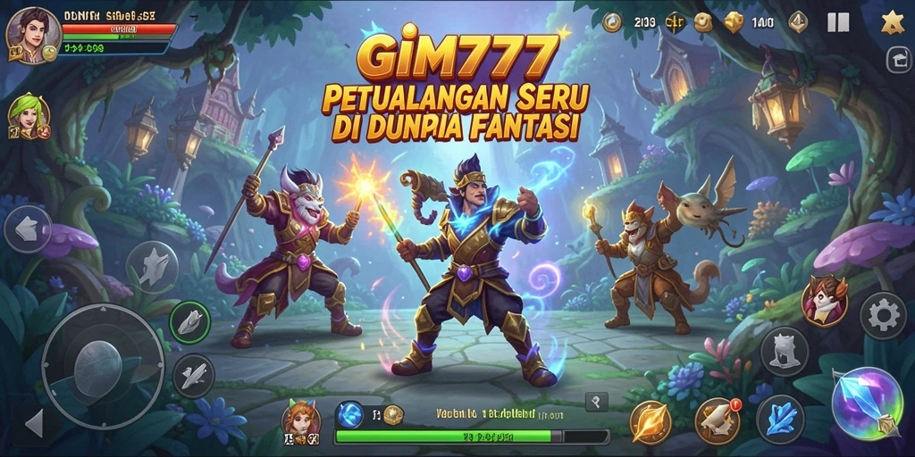 Tampilan luar biasa dari gameplay seru GIM777 dalam dunia petualangan.