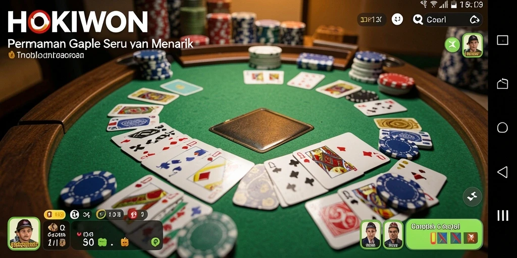Tampilan gameplay HOKIWON yang penuh aksi dan interaksi.