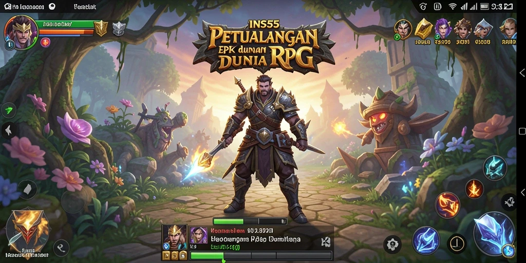 Tangkap momen seru dalam gameplay RPG INS55 yang menantang.