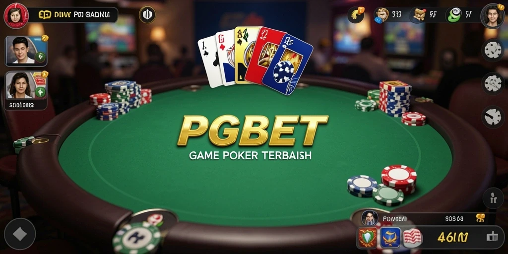 Gameplay PGBET yang menarik dan menegangkan dalam permainan poker.