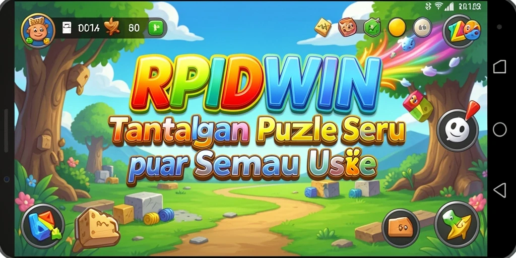 Tampilan menarik dari gameplay RPIDWIN yang menantang dan menghibur.