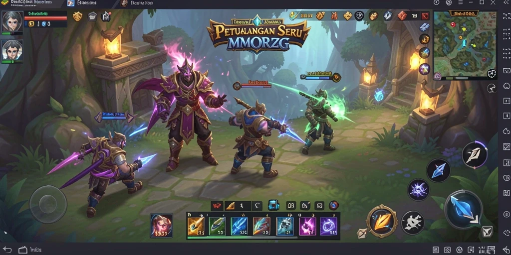 Gameplay RR33 yang mengasyikkan dalam dunia MMORPG.