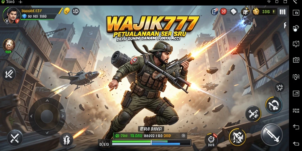 Tampilan seru gameplay WAJIK777 saat aksi berlangsung.