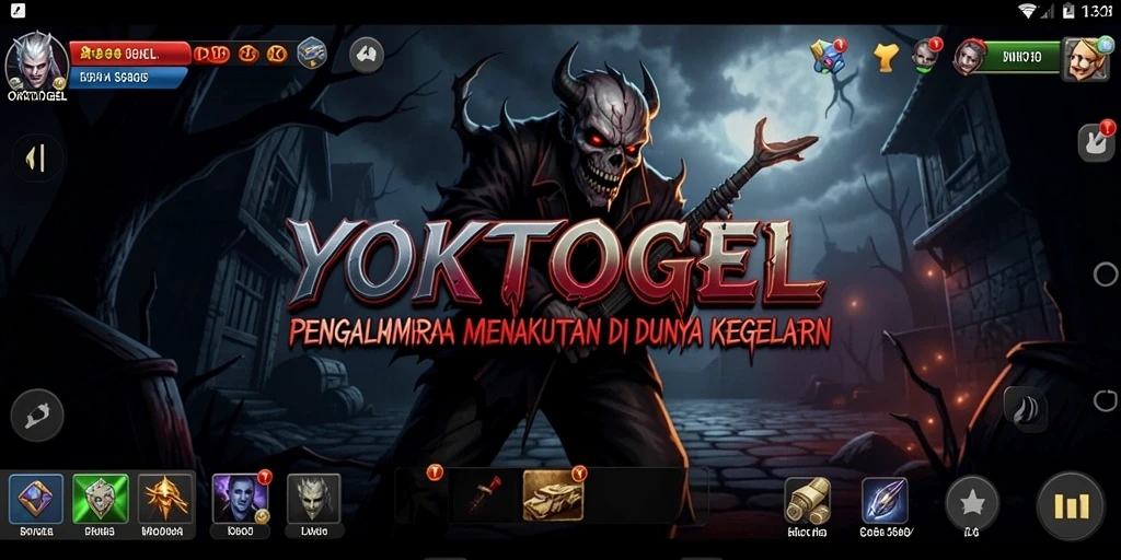 Gameplay YOKTOGEL yang menegangkan dan atmosfer menyeramkan.